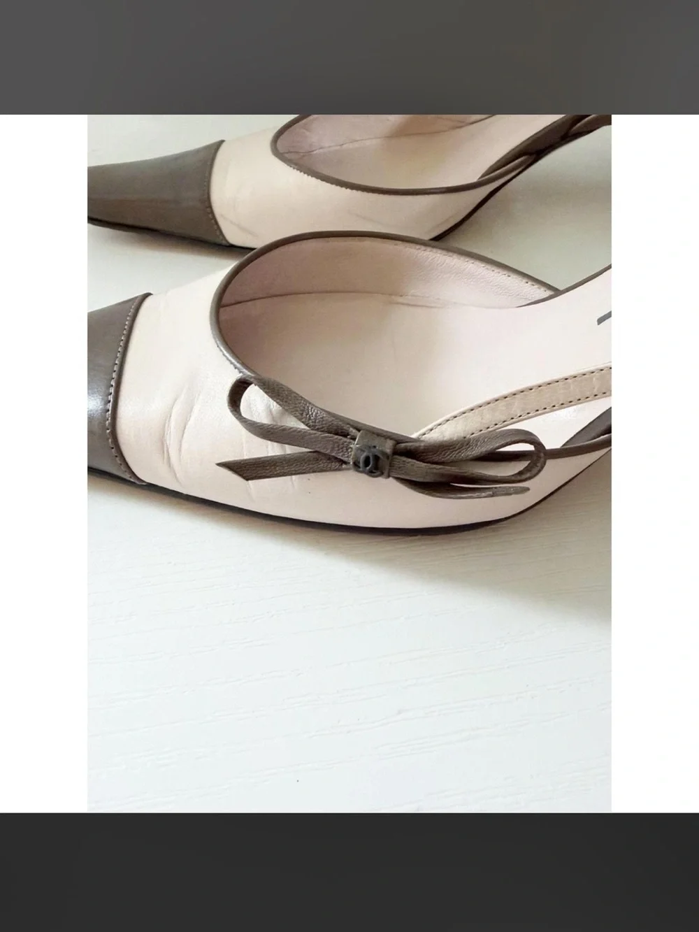 Vintage Chanel slingback heels EU 36.5